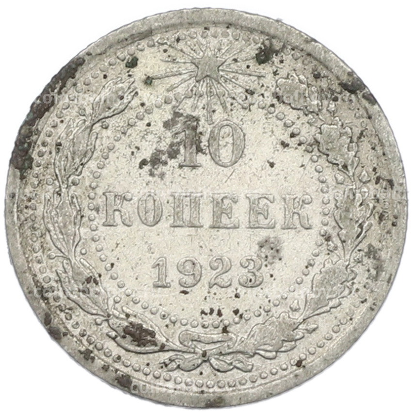 Монета 10 копеек 1923 года