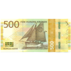 Банкнота 500 крон 2018 года Норвегия