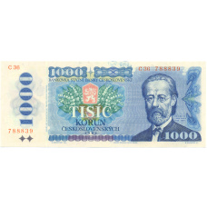 Банкнота 1000 крон 1985 года Чехословакия