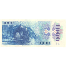 Банкнота 1000 крон 1985 года Чехословакия (вид 2)