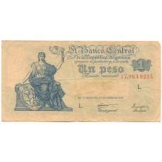 Банкнота 1 песо 1948-1949 года Аргентина