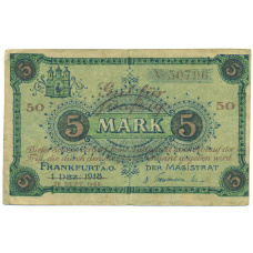Банкнота 50 марок 1922 года Германия — город Франкфурт-на-Одере (Нотгельд)