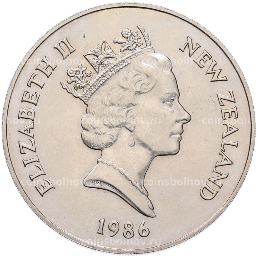Монета 1 доллар 1986 года Новая Зеландия «Какапо» (вид 2)
