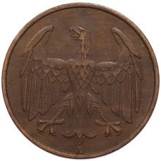 Монета 4 рейхспфеннига 1932 года A Германия (реверс)