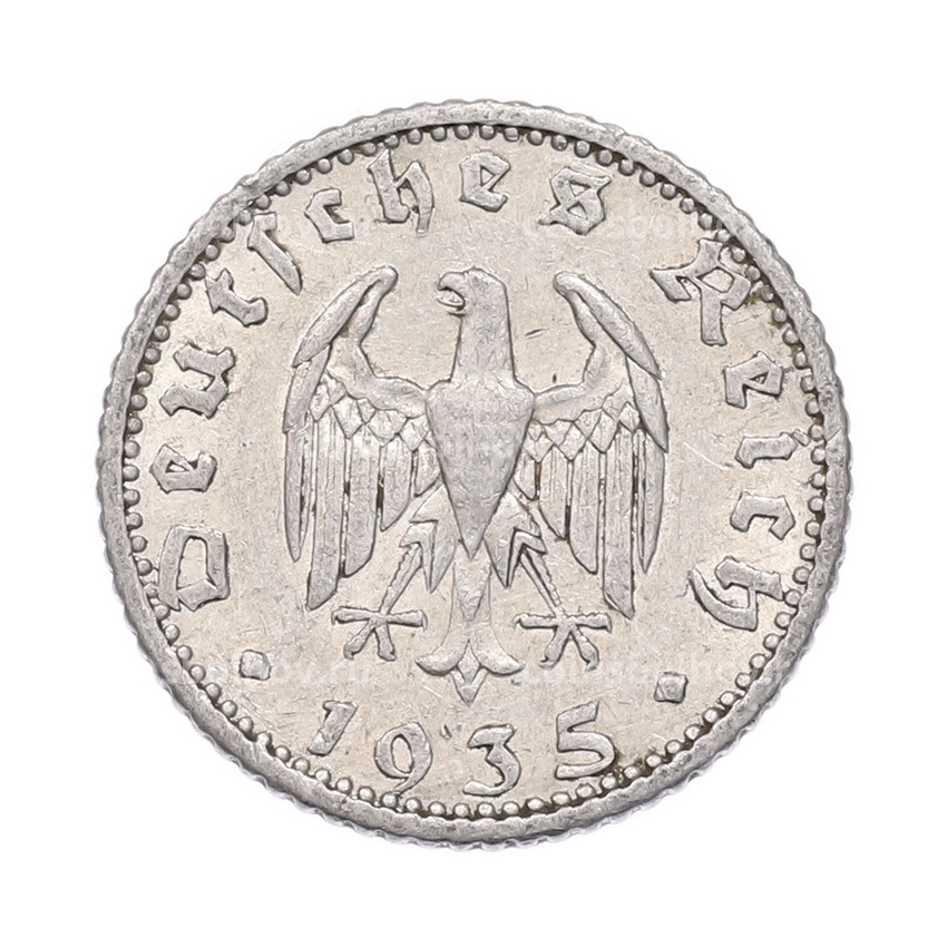 Монета 50 рейхспфеннигов 1935 года E Германия