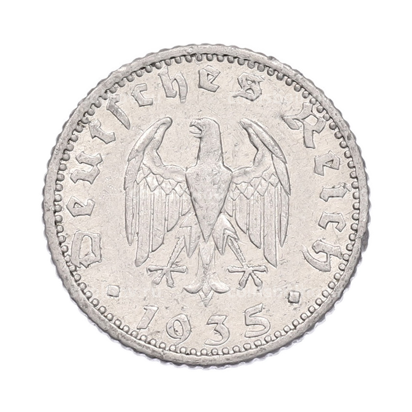Монета 50 рейхспфеннигов 1935 года E Германия