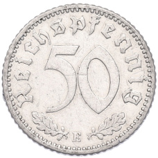Монета 50 рейхспфеннигов 1935 года E Германия (реверс)