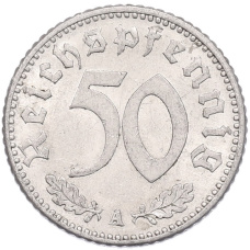 Монета 50 рейхспфеннигов 1935 года A Германия (реверс)