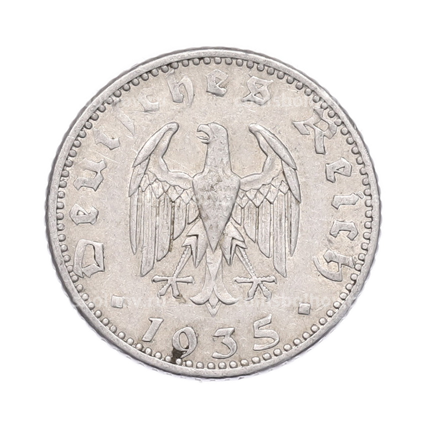 Монета 50 рейхспфеннигов 1935 года A Германия