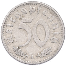 Монета 50 рейхспфеннигов 1935 года A Германия (реверс)