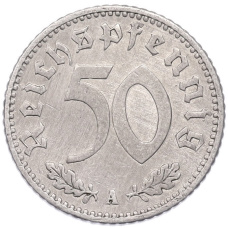 Монета 50 рейхспфеннигов 1935 года A Германия (реверс)