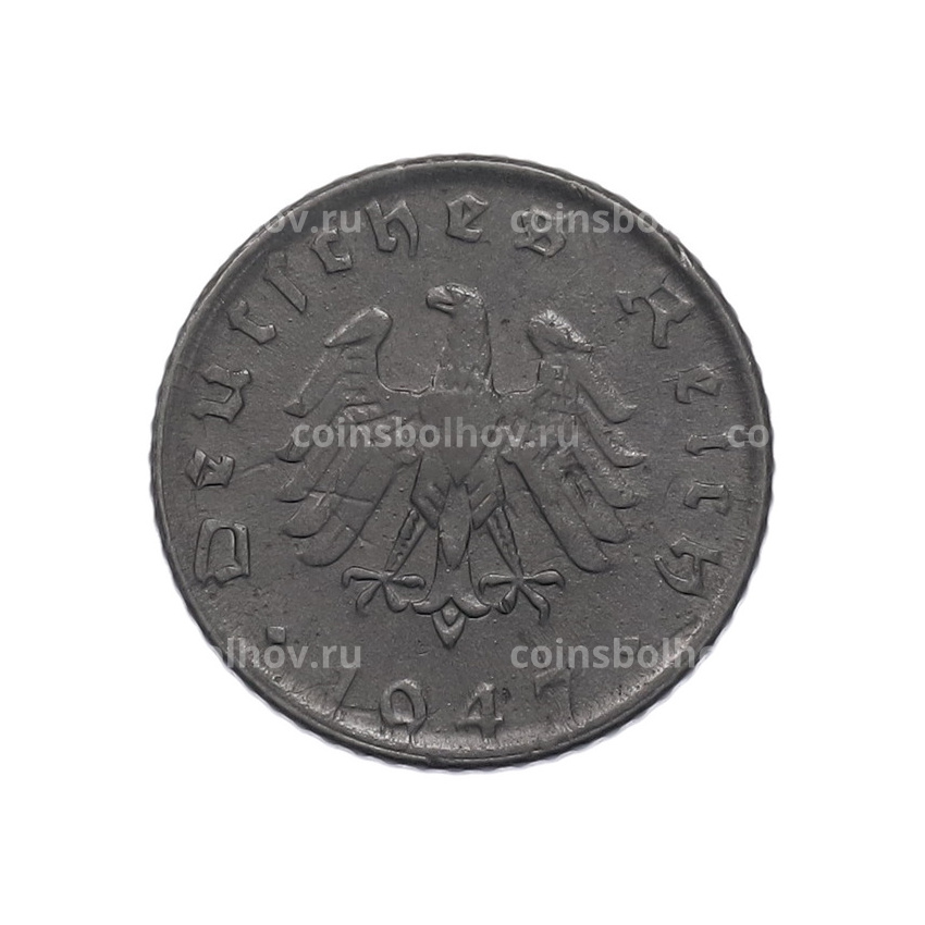 Монета 5 рейхспфеннигов 1947 года D Германия