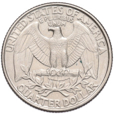 Монета 1/4 доллара (25 центов) 1994 года P США (реверс)