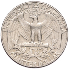 Монета 1/4 доллара (25 центов) 1974 года США (реверс)