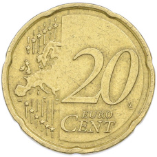 Монета 20 евроцентов 2011 года D Германия (реверс)