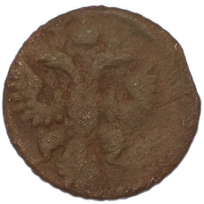 Монета Полушка 1735 года (реверс)