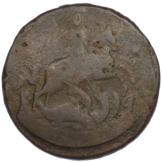 Монета 1 копейка 1759 года (реверс)