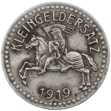 Монета 25 пфеннигов 1919 года Германия — город Марбург (Нотгельд) (аверс)