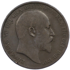 Монета 1 пенни 1904 года Великобритания (реверс)
