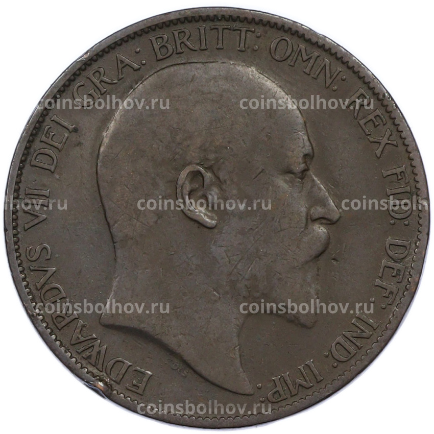 Монета 1 пенни 1904 года Великобритания (вид 2)