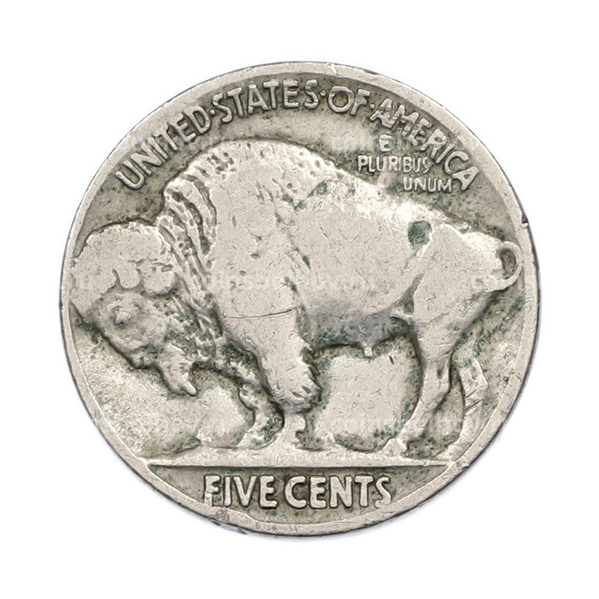 Монета 5 центов 1918 года США (вид 2)