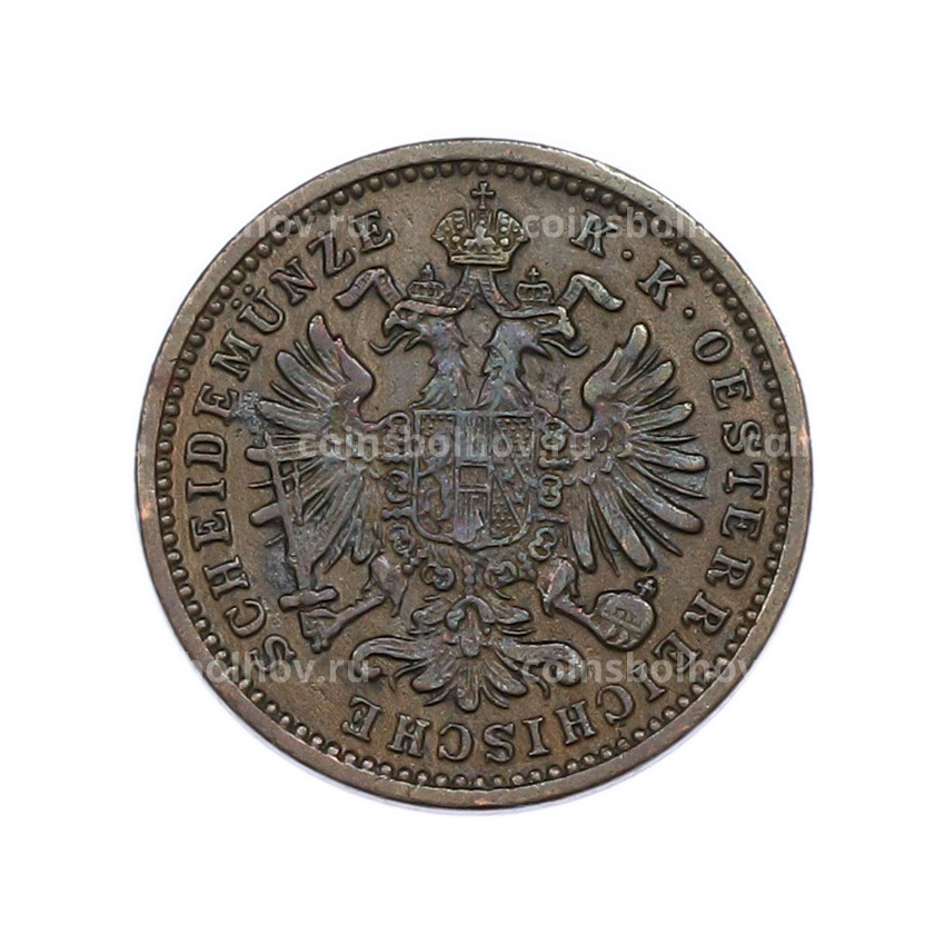 Монета 1 крейцер 1891 года Австрия (вид 2)