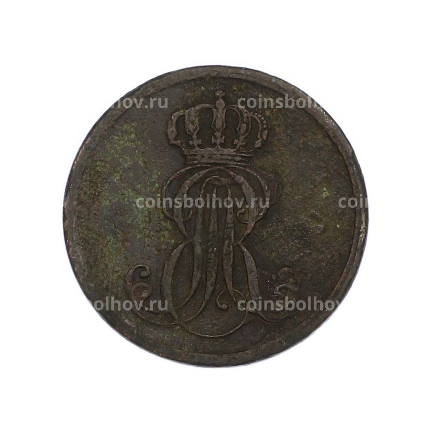 Монета 1 пфенниг 1847 года Ганновер (вид 2)