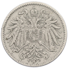 Монета 10 геллеров 1894 года Австрия (реверс)