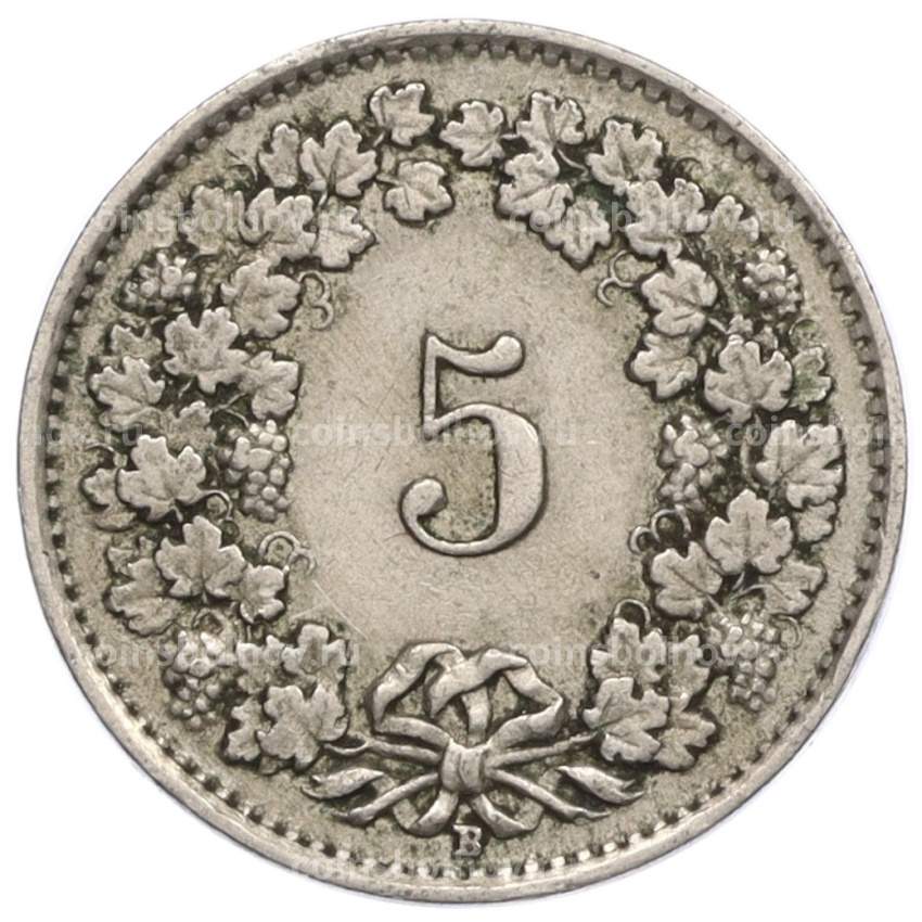 Монета 5 раппенов 1930 года Швейцария (вид 2)
