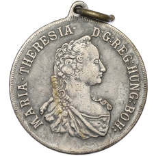 Фантазийная монета «1/2 талера Марии Терезии» 1760 года Венгрия