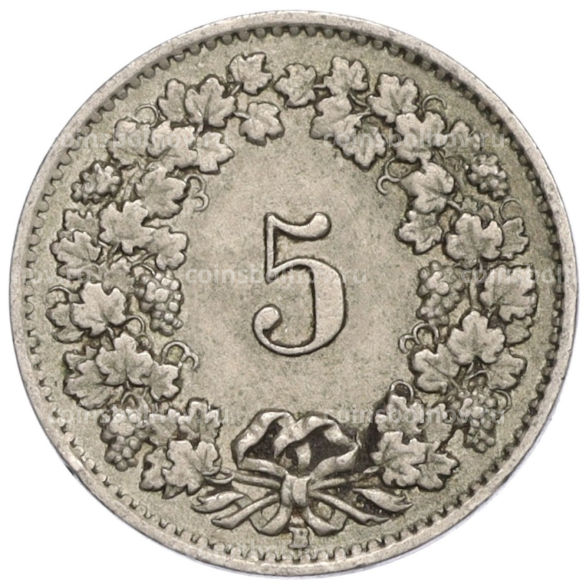 Монета 5 раппенов 1931 года Швейцария (вид 2)