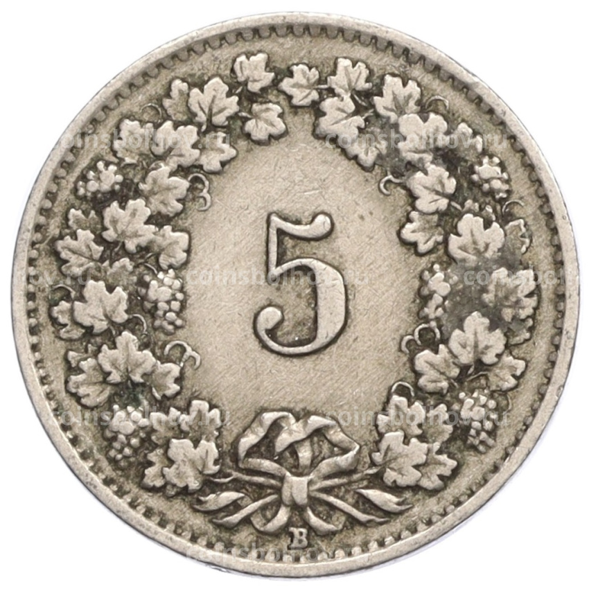 Монета 5 раппенов 1931 года Швейцария (вид 2)
