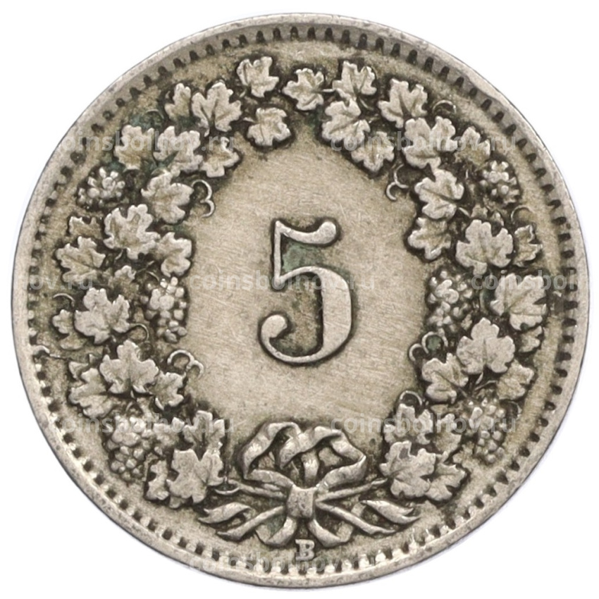 Монета 5 раппенов 1931 года Швейцария (вид 2)