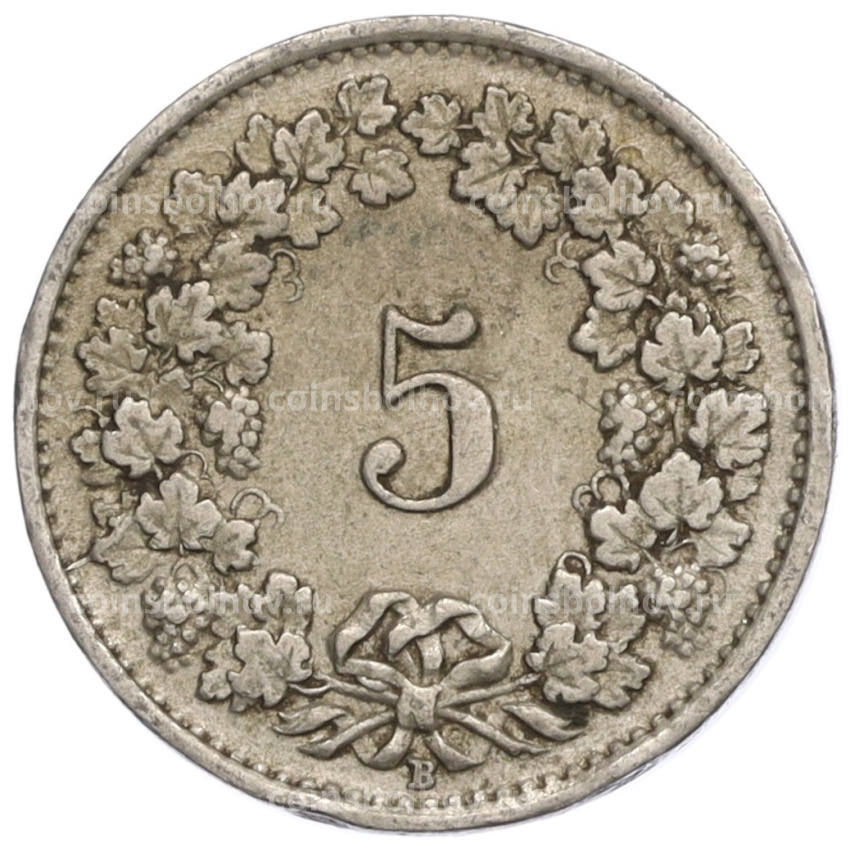 Монета 5 раппенов 1931 года Швейцария (вид 2)