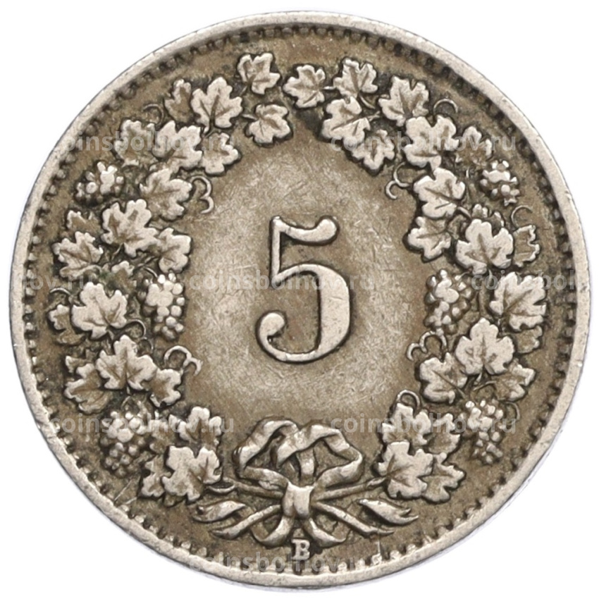 Монета 5 раппенов 1931 года Швейцария (вид 2)