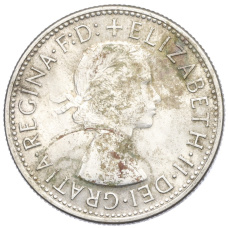 Монета 1 флорин 1954 года Австралия «Королевский визит в Австралию» (реверс)