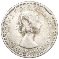 Монета 1 флорин 1954 года Австралия «Королевский визит в Австралию» (реверс)
