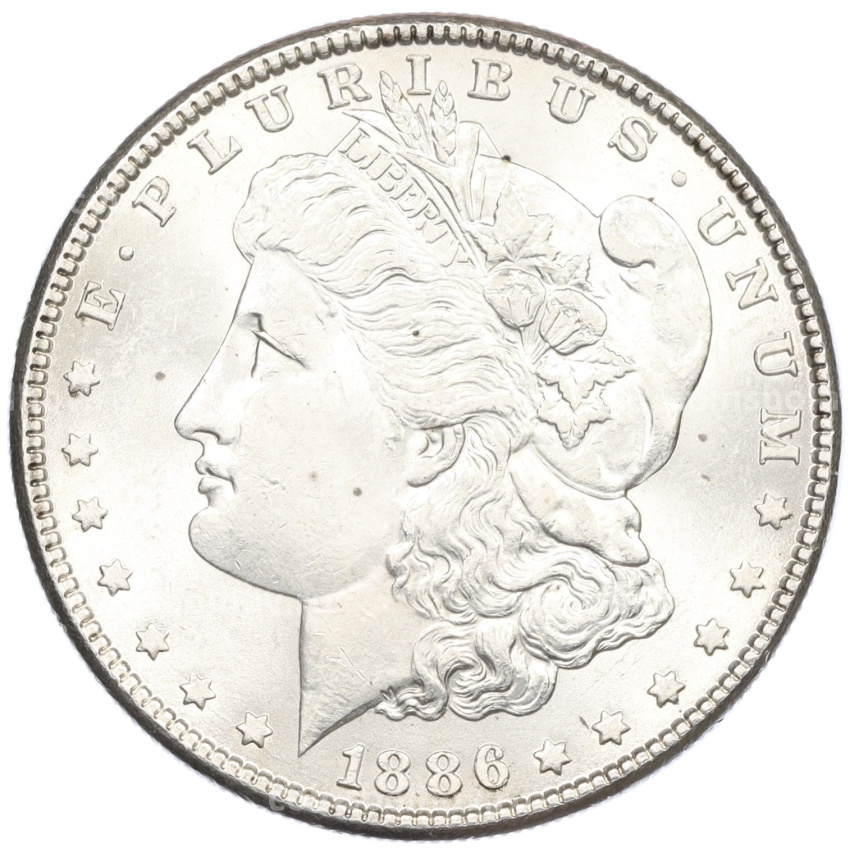 Монета 1 доллар 1886 года США