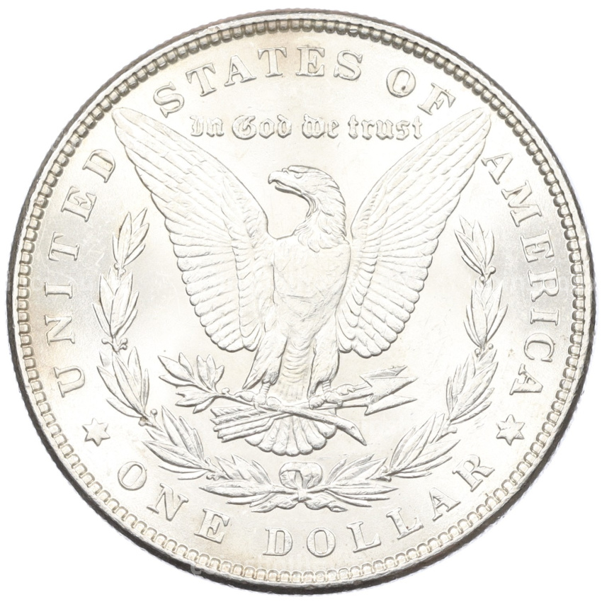 Монета 1 доллар 1886 года США (вид 2)