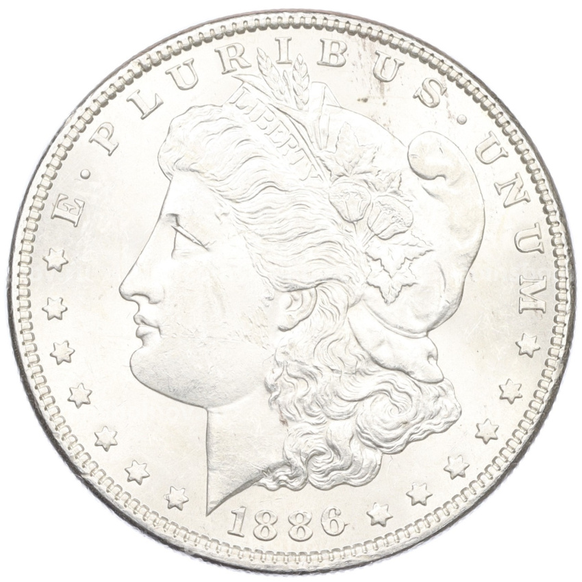 Монета 1 доллар 1886 года США
