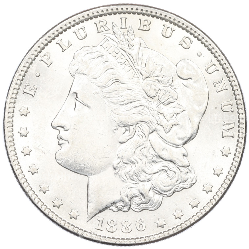 Монета 1 доллар 1886 года США