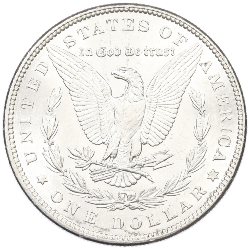 Монета 1 доллар 1886 года США (вид 2)