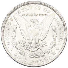 Монета 1 доллар 1889 года США (реверс)