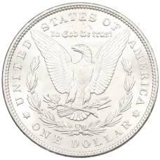 Монета 1 доллар 1889 года США (реверс)
