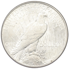 Монета 1 доллар 1922 года США (реверс)