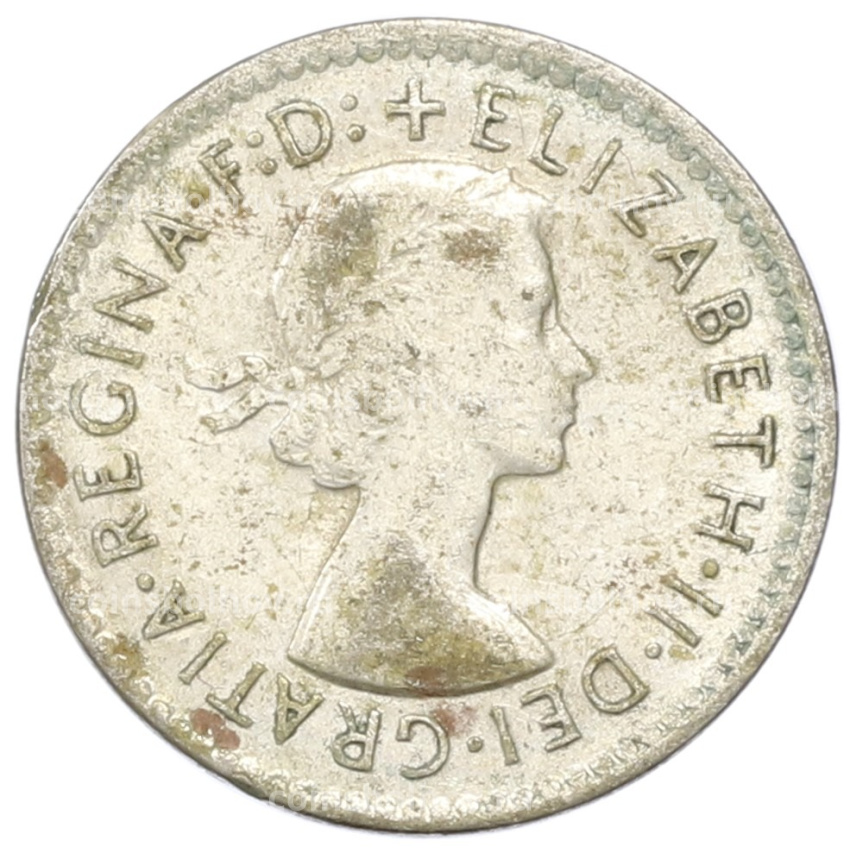 Монета 3 пенса 1958 года Австралия (вид 2)