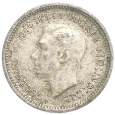 Монета 3 пенса 1948 года Австралия (реверс)
