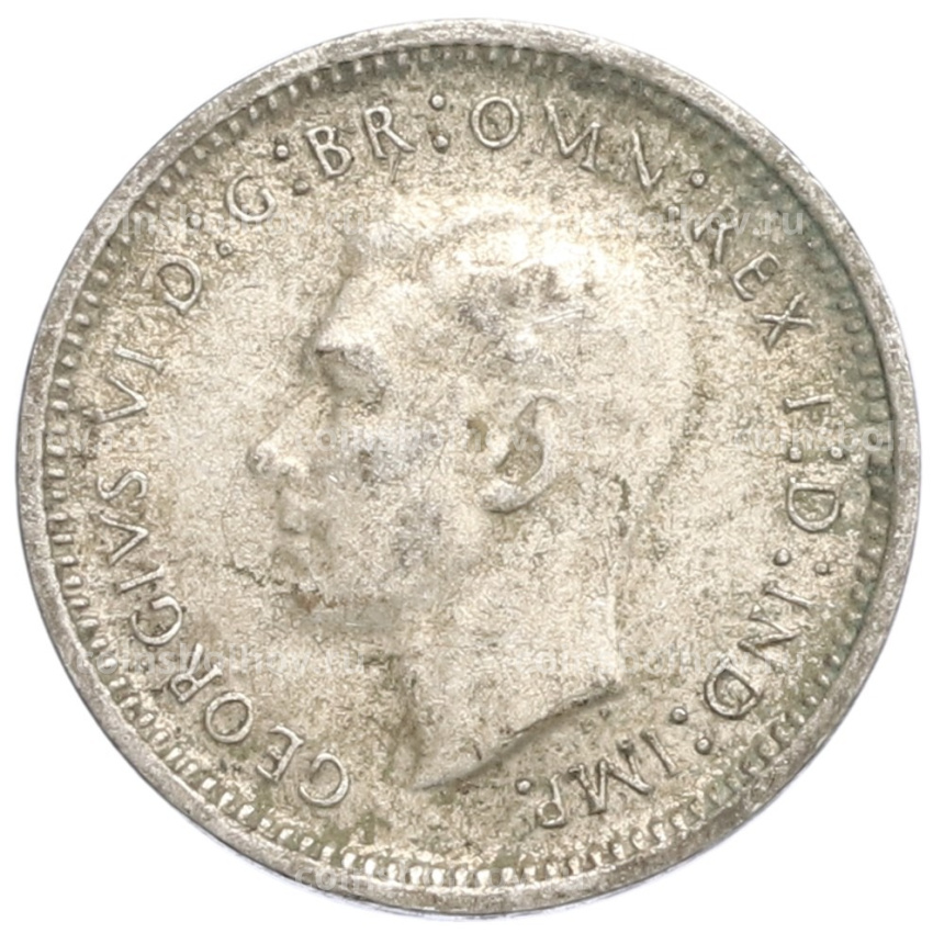 Монета 3 пенса 1948 года Австралия (вид 2)
