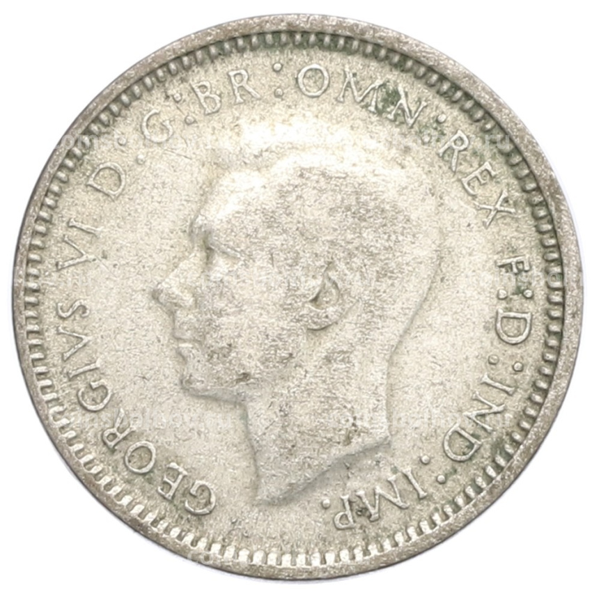 Монета 3 пенса 1948 года Австралия (вид 2)