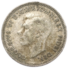 Монета 3 пенса 1949 года Австралия (реверс)